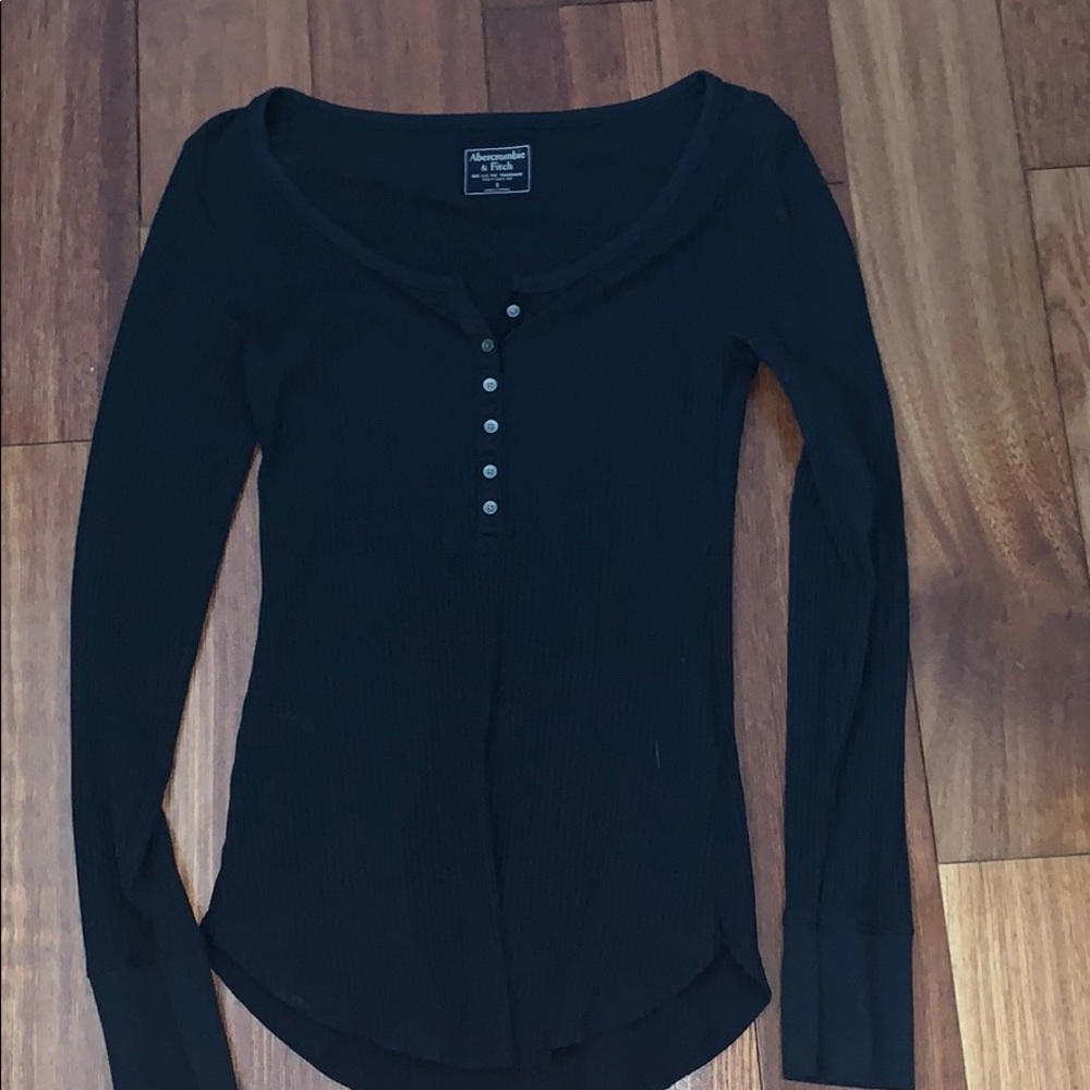 RIB KNIT LONG SLEEVE TEE